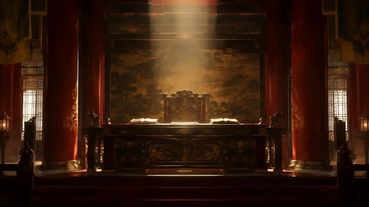 殿上案剧照式封面：一本奏册里夹着两套完全不同的说辞